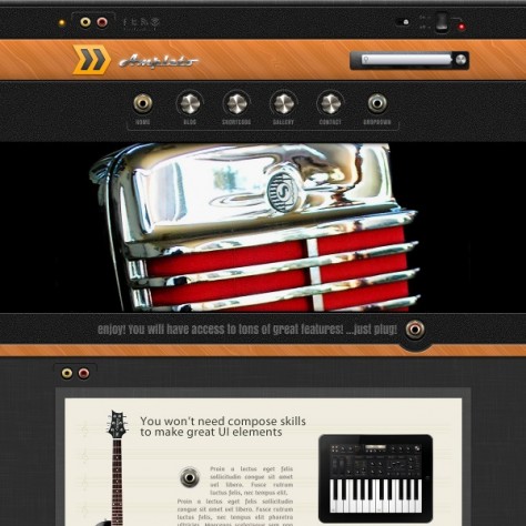 Ampleto PSD Theme 474x474 Ampleto PSD Theme